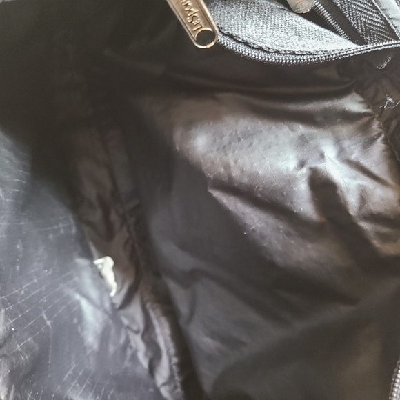 vintage 1980s lesportsac every day crossbody bag black made in USA - Picture 6 of 7